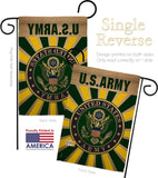 Army - Military Americana Vertical Impressions Decorative Flags HG108396 Made In USA