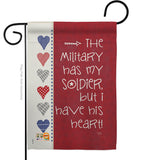 My Soldier - Military Americana Vertical Impressions Decorative Flags HG108402 Made In USA