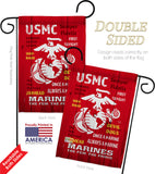 USMC - Military Americana Vertical Impressions Decorative Flags HG108405 Made In USA