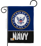 America Navy - Military Americana Vertical Impressions Decorative Flags HG108408 Made In USA