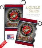 Semper Fi US Marine - Military Americana Vertical Impressions Decorative Flags HG108418 Made In USA