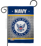 US Navy - Military Americana Vertical Impressions Decorative Flags HG108422 Made In USA