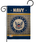 US Navy - Military Americana Vertical Impressions Decorative Flags HG108422 Made In USA