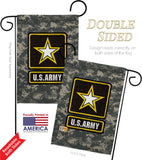 US Army Camoflash - Military Americana Vertical Impressions Decorative Flags HG108423 Made In USA