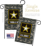 US Army Camoflash - Military Americana Vertical Impressions Decorative Flags HG108423 Made In USA