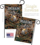 US Marine Veteran - Military Americana Vertical Impressions Decorative Flags HG108424 Made In USA