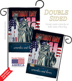 Our Fallen Heroes - Military Americana Vertical Impressions Decorative Flags HG108444 Made In USA