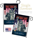 Our Fallen Heroes - Military Americana Vertical Impressions Decorative Flags HG108444 Made In USA