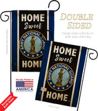 Home Sweet National Guard - Military Americana Vertical Impressions Decorative Flags HG108445 Made In USA