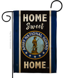 Home Sweet National Guard - Military Americana Vertical Impressions Decorative Flags HG108445 Made In USA