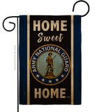 Home Sweet National Guard - Military Americana Vertical Impressions Decorative Flags HG108445 Made In USA