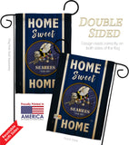 Home Sweet Seabees - Military Americana Vertical Impressions Decorative Flags HG108446 Made In USA