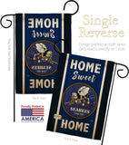 Home Sweet Seabees - Military Americana Vertical Impressions Decorative Flags HG108446 Made In USA