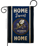 Home Sweet Seabees - Military Americana Vertical Impressions Decorative Flags HG108446 Made In USA