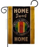 Home Sweet Vietnam - Military Americana Vertical Impressions Decorative Flags HG108449 Made In USA