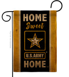 Home Sweet US Army - Military Americana Vertical Impressions Decorative Flags HG108450 Made In USA