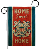 Home Sweet Coast Guard - Military Americana Vertical Impressions Decorative Flags HG108453 Made In USA