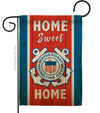 Home Sweet Coast Guard - Military Americana Vertical Impressions Decorative Flags HG108453 Made In USA