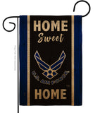 Home Sweet Air Force - Military Americana Vertical Impressions Decorative Flags HG108454 Made In USA