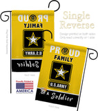 Proud Family Soldier - Military Americana Vertical Impressions Decorative Flags HG108462 Made In USA