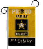 Proud Family Soldier - Military Americana Vertical Impressions Decorative Flags HG108462 Made In USA