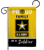 Proud Family Soldier - Military Americana Vertical Impressions Decorative Flags HG108462 Made In USA