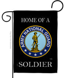 Home of National Guard Soldier - Military Americana Vertical Impressions Decorative Flags HG108468 Made In USA