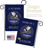 Home of Seabees Sailor - Military Americana Vertical Impressions Decorative Flags HG108469 Made In USA