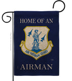 Home of Air National Guard Airman - Military Americana Vertical Impressions Decorative Flags HG108470 Made In USA