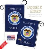 Home of Navy Sailor - Military Americana Vertical Impressions Decorative Flags HG108471 Made In USA