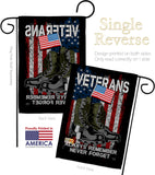 Always Remember - Military Americana Vertical Impressions Decorative Flags HG108485 Made In USA