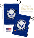 Proud Aunt Airman - Military Americana Vertical Impressions Decorative Flags HG108487 Made In USA