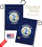 Air Force Proud Aunt Airman - Military Americana Vertical Impressions Decorative Flags HG108489 Made In USA