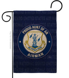 Air Force Proud Aunt Airman - Military Americana Vertical Impressions Decorative Flags HG108489 Made In USA