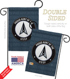 Proud Aunt USSF - Military Americana Vertical Impressions Decorative Flags HG108495 Made In USA