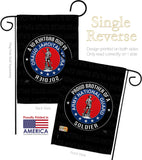 Army Proud Brother Soldier - Military Americana Vertical Impressions Decorative Flags HG108501 Made In USA