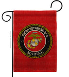 Proud Boyfriend Marines - Military Americana Vertical Impressions Decorative Flags HG108509 Made In USA