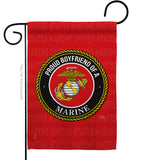 Proud Boyfriend Marines - Military Americana Vertical Impressions Decorative Flags HG108509 Made In USA