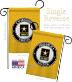 Proud Dad Soldier - Military Americana Vertical Impressions Decorative Flags HG108515 Made In USA