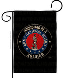 Army Proud Dad Soldier - Military Americana Vertical Impressions Decorative Flags HG108519 Made In USA