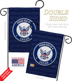 Proud Dad Sailor - Military Americana Vertical Impressions Decorative Flags HG108520 Made In USA