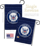 Proud Dad Sailor - Military Americana Vertical Impressions Decorative Flags HG108520 Made In USA
