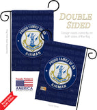 Air Force Proud Family Airman - Military Americana Vertical Impressions Decorative Flags HG108534 Made In USA