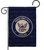 Proud Family Sailor - Military Americana Vertical Impressions Decorative Flags HG108538 Made In USA