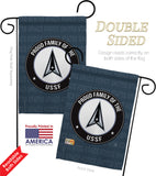 Proud Family USSF - Military Americana Vertical Impressions Decorative Flags HG108540 Made In USA