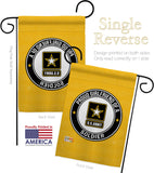 Proud Girlfriend Soldier - Military Americana Vertical Impressions Decorative Flags HG108542 Made In USA