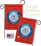 Proud Mom Coastie - Military Americana Vertical Impressions Decorative Flags HG108571 Made In USA