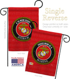 Proud Mom Marines - Military Americana Vertical Impressions Decorative Flags HG108572 Made In USA