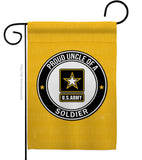 Proud Uncle Soldier - Military Americana Vertical Impressions Decorative Flags HG108596 Made In USA