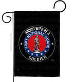 Army Proud Wife Soldier - Military Americana Vertical Impressions Decorative Flags HG108609 Made In USA